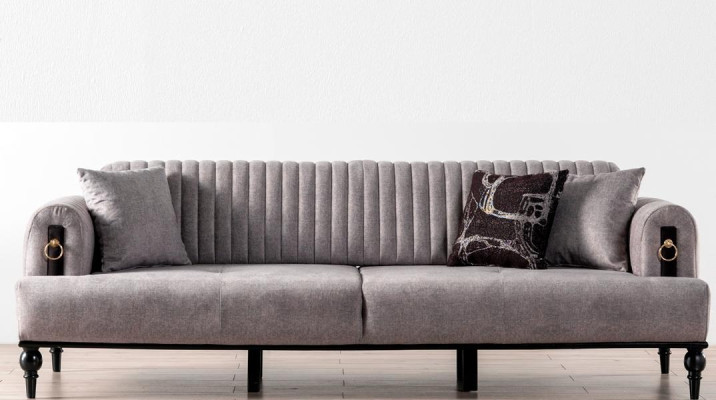 Cómodo sofá de 3 plazas para tu sala de estar con confort y diseño moderno