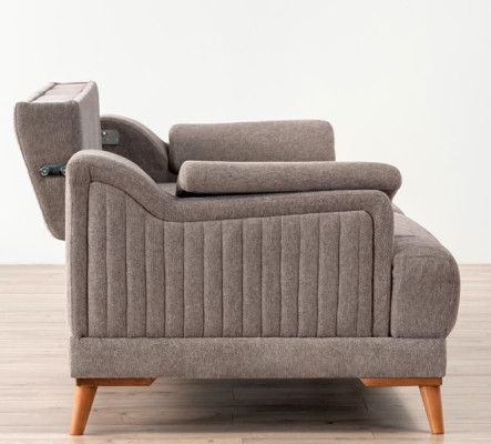 Cómoda combinación de sofá 3+3+1 para tu sala de estar moderna