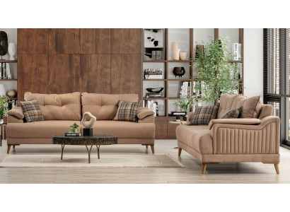 Cómodo sofá de 3 plazas con diseño elegante para cualquier sala de estar