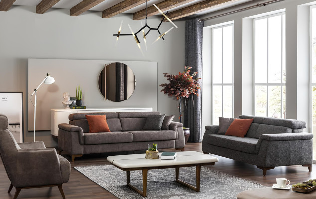 Sofá 321 en tela con función de cama