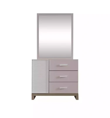 Cuna rosa para niños, juego de muebles de 4 piezas para niños, nuevo grupo