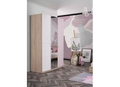 Juego de muebles para niños cama habitación infantil rosa 8 piezas