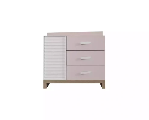 Moderna cómoda infantil rosa