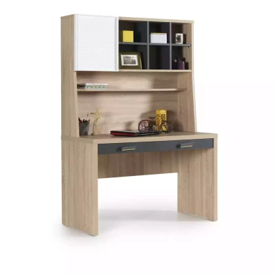 Juego de muebles para niños cama habitación infantil gris 8 piezas