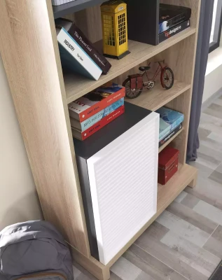 Biblioteca infantil, estante de madera para almacenamiento, armario infantil