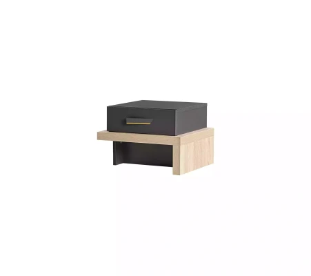 Mesa de noche mesa de teléfono habitación infantil mesa de madera gris