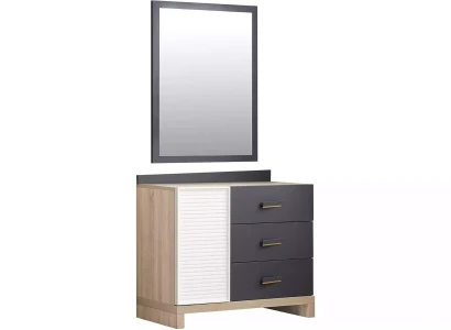 Armario infantil con espejo, armario, estantes para la habitación infantil, juego