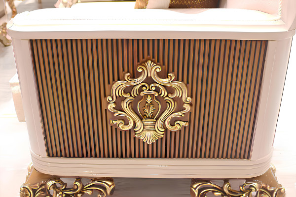 Conjunto de salón lujoso Exquisiten 2 sofás y sillón de diseño