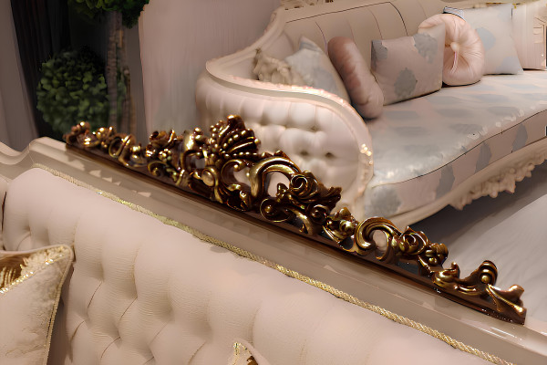 Conjunto de salón lujoso Exquisiten 2 sofás y sillón de diseño