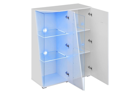 Mueble de TV moderno, lujosa pared para la sala, 3 piezas