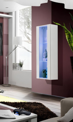 Armario de pared de salón vitrina colgante lujo muebles diseño moderno