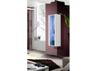 Armario de pared de salón vitrina colgante lujo muebles diseño moderno