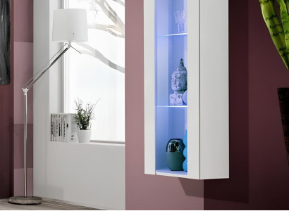 Armario de pared de salón vitrina colgante lujo muebles diseño moderno