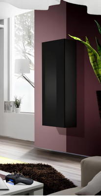 Muebles de lujo para sala de estar estilo moderno vitrina suspendida diseño decoración