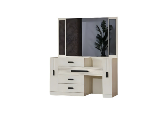 Mueble de tocador de lujo para dormitorio moderno con espejo