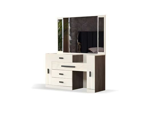 Juego de lujo para dormitorio cama 2x mesitas de noche muebles completos 5 pz armario de lujo