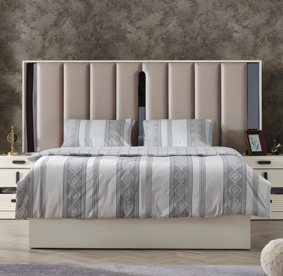 Muebles de lujo cama diseño dormitorio cama matrimonial tapizada camas modernas