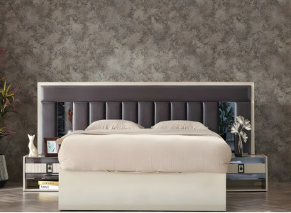 Completamente diseño moderno 2x mesitas de noche de madera para dormitorio