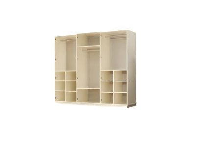 Armario de dormitorio de diseño moderno de lujo en madera