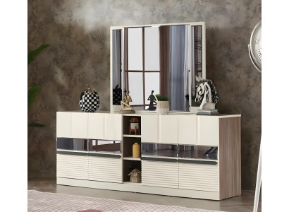 Mueble con espejo moderno mobiliario comedor completo muebles de lujo