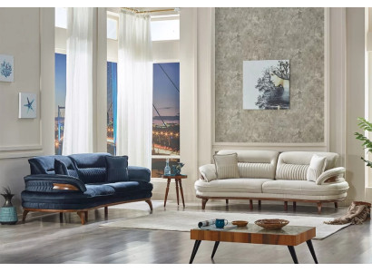 Juego de sofás 2x sofás de tres plazas diseño para sala de estar muebles tapizados