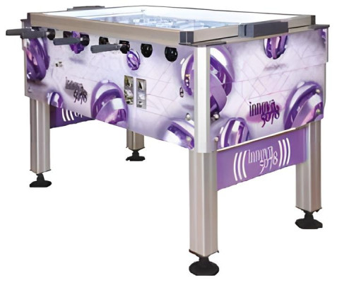 Mesa de futbolín profesional de aluminio y MDF multicolor