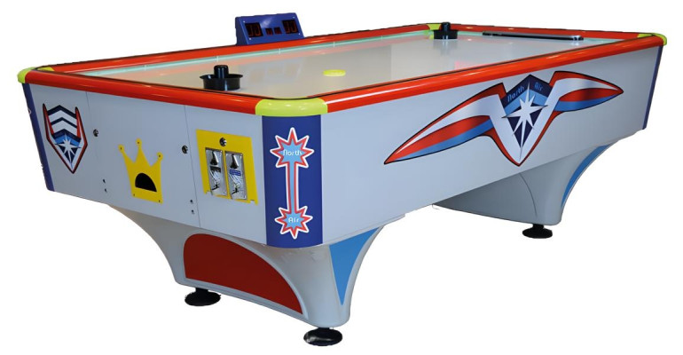 Mesa de Airhockey de aluminio y MDF multicolor