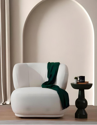 Moderno juego de sofás blancos para sala de estar, sofá de tres plazas de diseño, sillón elegante