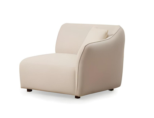 Sofá de tela blanca diseño muebles de salón sofás elegantes 4 plazas