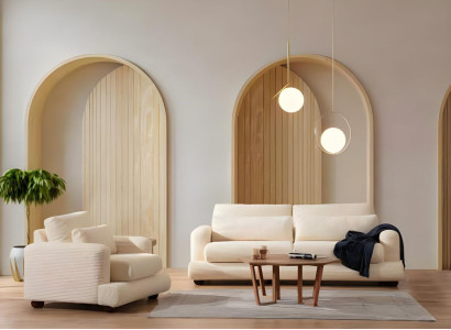 Juego de sofás de tela de diseño blanco de lujo muebles de asiento de tela de 3 plazas 3 piezas