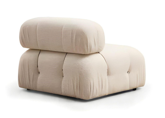 Sofá de esquina de diseño blanco y marrón para sala de estar en forma de L