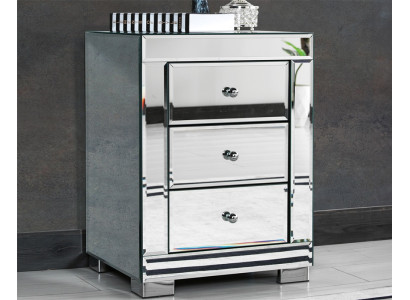 Cama Argento 2x Mesitas de Noche Muebles 2pz