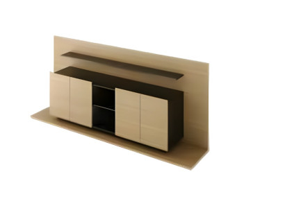 Conjunto de oficina elegante armario para documentos deluxe panel de pared muebles modernos