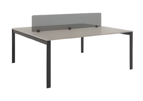 Mesa de oficina elegante negra gris muebles de oficina de lujo mesa de oficina empleado