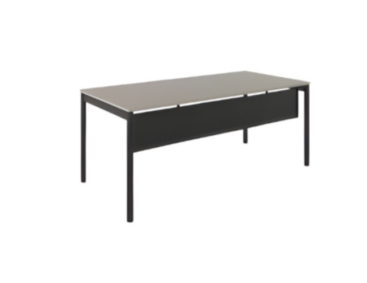 Escritorio elegante muebles gris escritorio negro mesa de trabajo