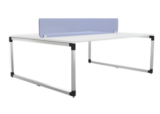 Mesa de oficina elegante gris claro muebles de trabajo de madera de lujo moderno