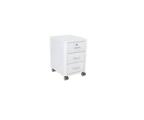 Moderna cómoda blanca muebles de oficina de lujo madera ruedas moderno