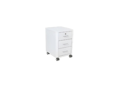 Moderna cómoda blanca muebles de oficina de lujo madera ruedas moderno