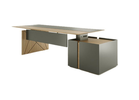 Escritorio moderno para oficina diseño ambiente de trabajo