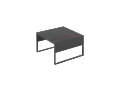 Mesa de café de diseño negro para oficina mesa de madera área de trabajo