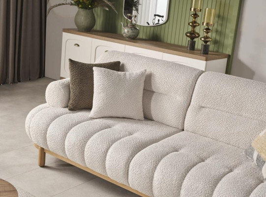 Juego de sofás tapizados, sillón, combinación de asientos