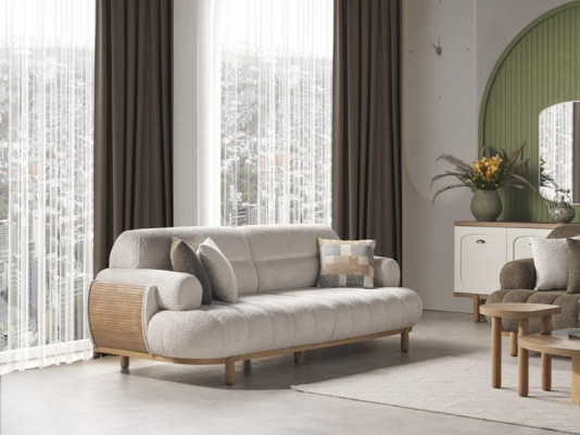 Sofá de tres plazas sillón sofá lounge muebles tapizados