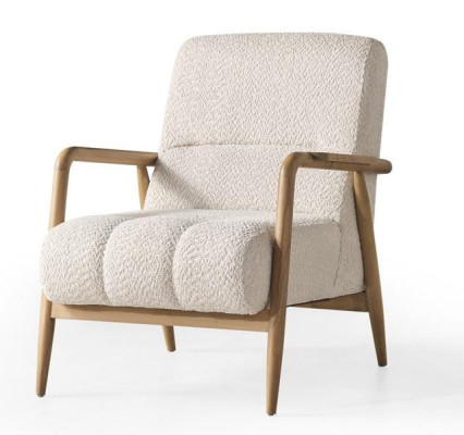 Sillón de diseño relax tapizado de lujo para televisión