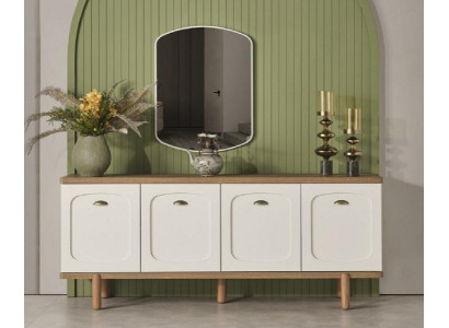 Comò Sideboard Lowboard Comodini Armadi Specchio 200x45x86cm