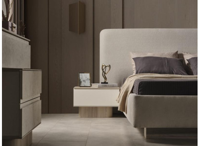 Juego completo para dormitorio con cama, mesitas de noche y armario de 5 piezas