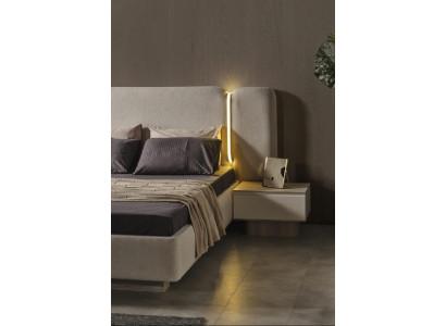 Letto 2x mesitas 3 pz. Conjunto de dormitorio diseño moderno mesita muebles de lujo