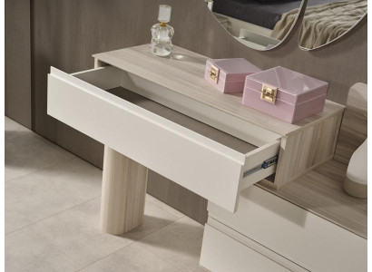 Conjunto de tocador de lujo con espejo de diseño de 2 piezas