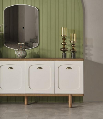 Moderno conjunto de mesa de comedor