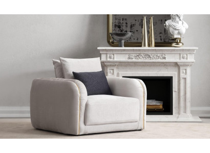 Sillón de diseño de lujo para sala de estar, sillón lounge, muebles, sillón individual, sillón de club