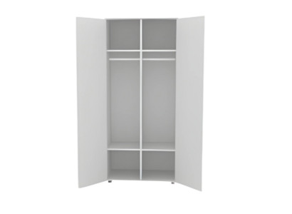 Armario de oficina blanco de lujo muebles de madera elegantes espacio de almacenamiento armario moderno